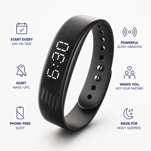 RiseBand™ —The Silent Alarm Only You Can Feel
